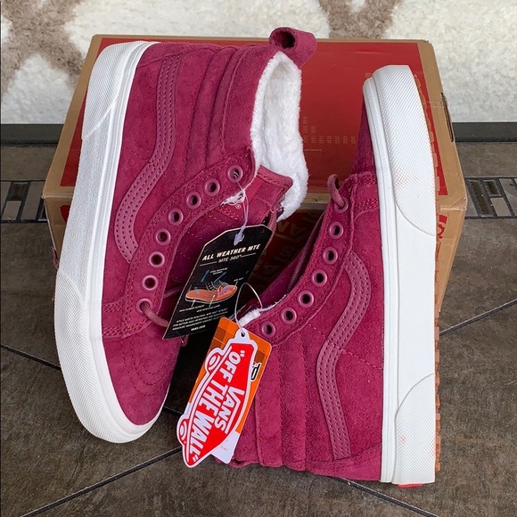 VANS SK8-Hi Mte Dry Rose/Marshmallow WMNS - Picture 6 of 16